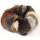 Samtnerz Haargummi Nerz Armband Manschette geschoren Mink Multicolor
