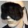 Nerz Maske beidseitig Leder Bänder Augenmaske Schlafbrille Schwarz