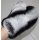 Pelz Handschuh Rex Wellness Massage Streichel Chinchilla Optik Grau
