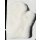Pelz Handschuh Rex Wellness Fell Massage Streichel Kanin Natur Weiß