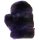 Chinchilla Handschuh Pelz beidseitig Massage Streichel Dark Violett Lila